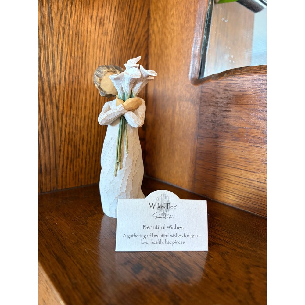 Willow Tree Beautiful Wishes Figure Susan Lordi 26246 Calla Lily Bouquet New